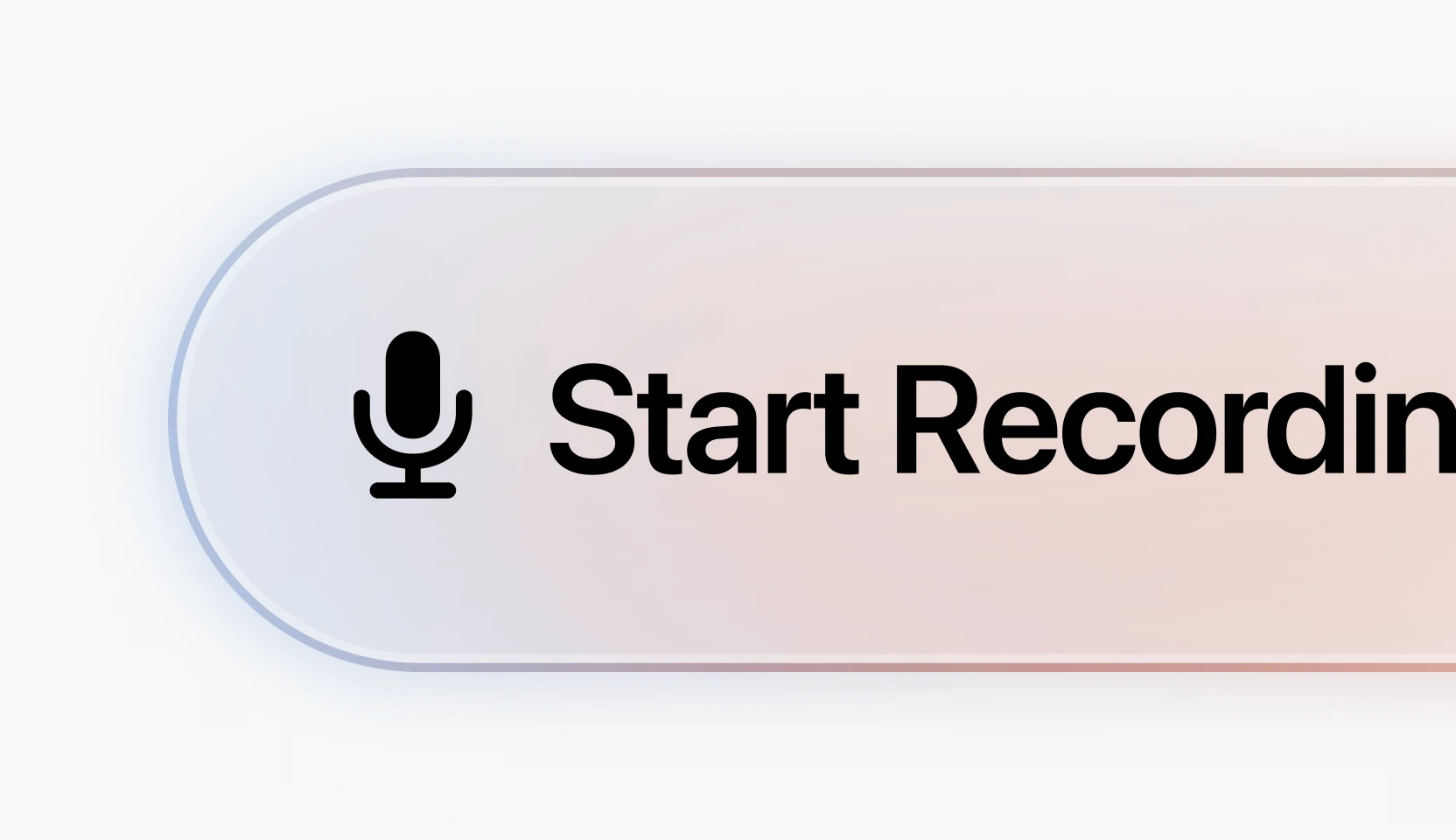 Background recording interface